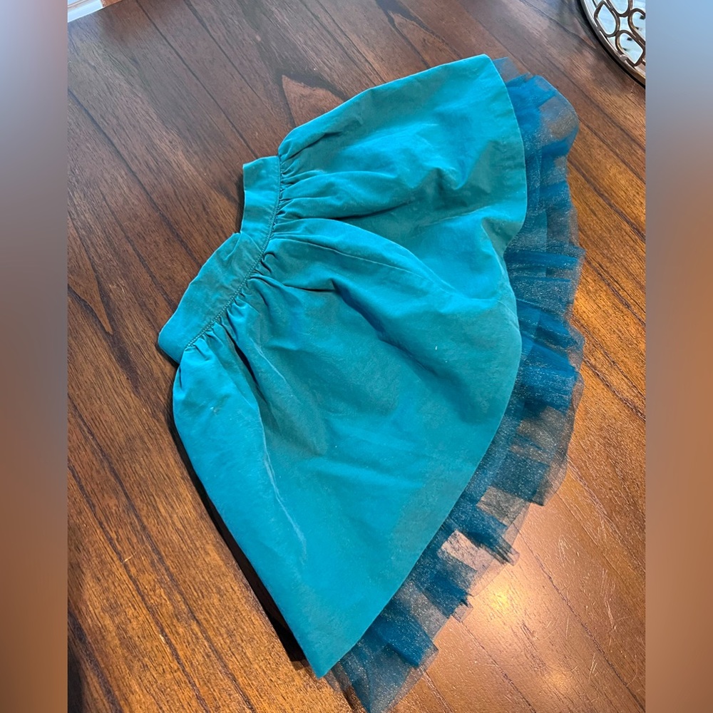 Toddler girl skirt with tulle